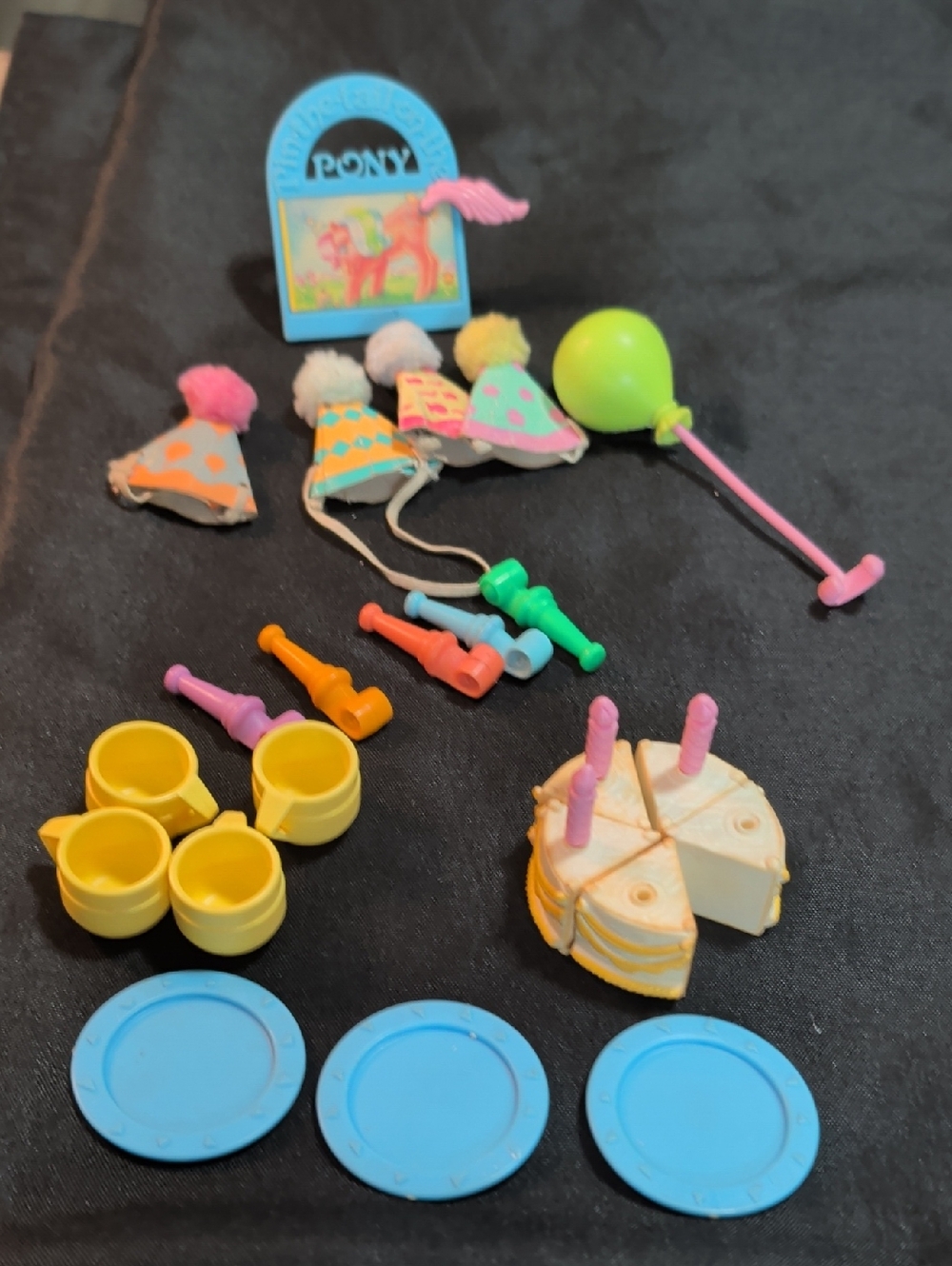 Vintage My Little Pony Birthday Party Playset With Lucky The Pony And Other